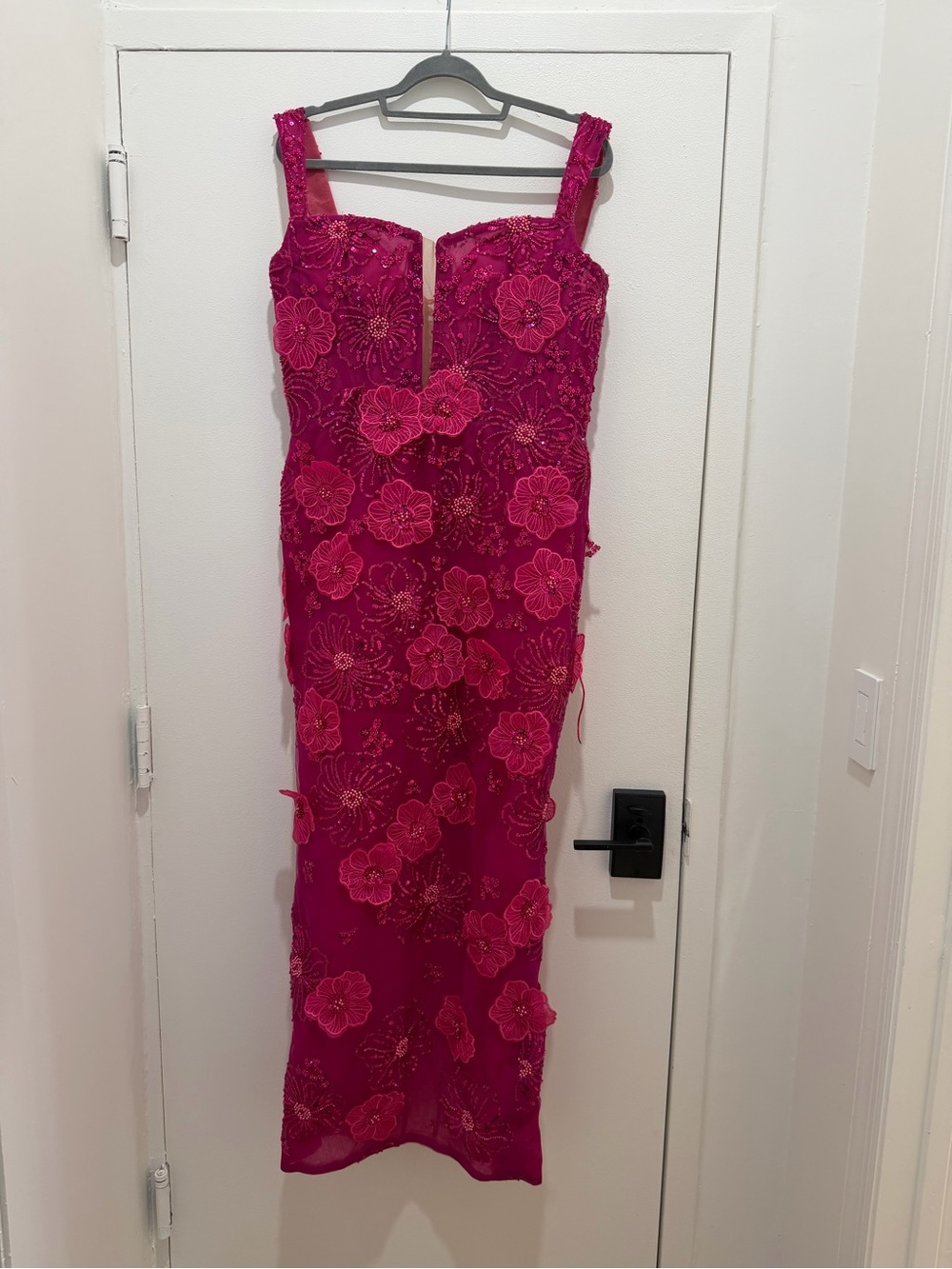 Custom wedding guest dress